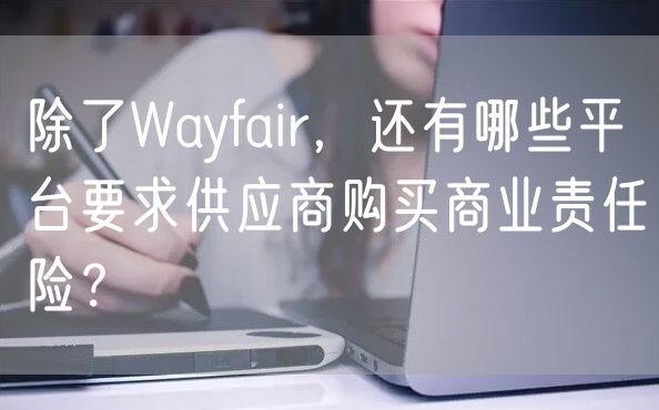 除了Wayfair，还有哪些平台要求供应商购买商业责任险？